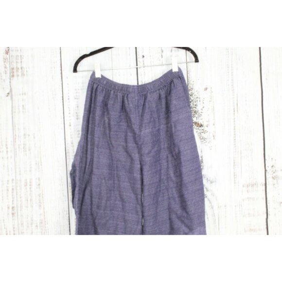 Thaluta Blue Harem Loose Yoga Travel Lounge Boho Pants Size Medium - Picture 10 of 12